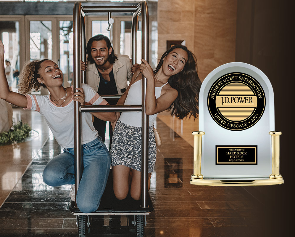 Hard Rock Hotels Ranked #1 in Guest Satisfaction in JD Power